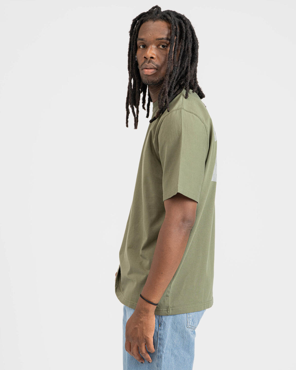Arte Antwerp Diels Stitch T-shirt | AW25-094T-GRN | AFEW STORE